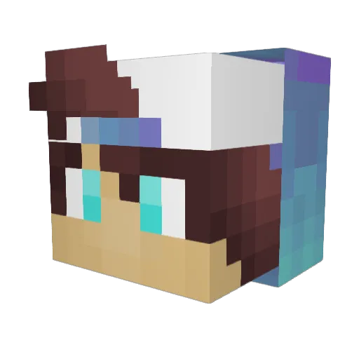 Kontulan_Kari Minecraft avatar head, 3D render