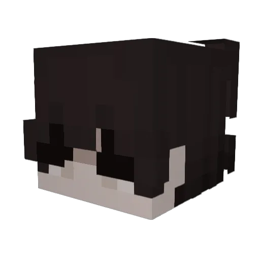 Kontzaak Minecraft avatar head, 3D render