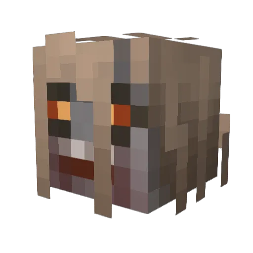KooBea Minecraft avatar head, 3D render