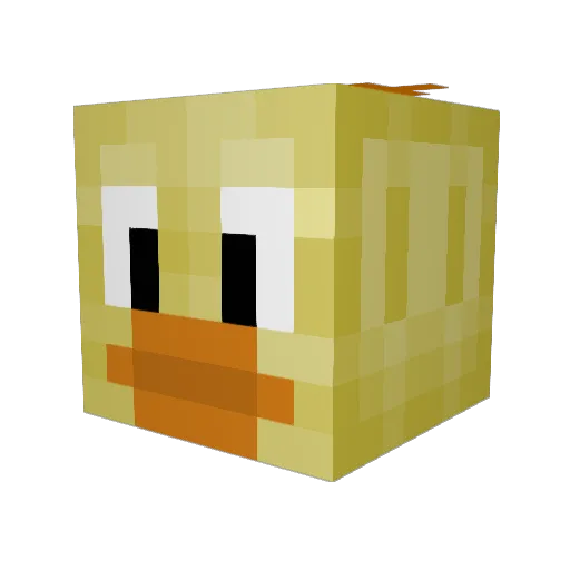 KooK2342 Minecraft avatar head, 3D render
