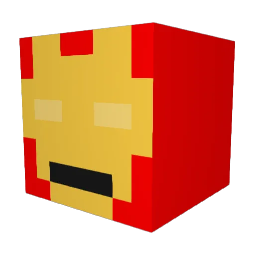 Koo_Duck Minecraft avatar head, 3D render