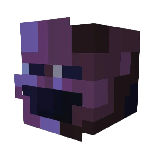 Koob42 Minecraft avatar head, 3D render