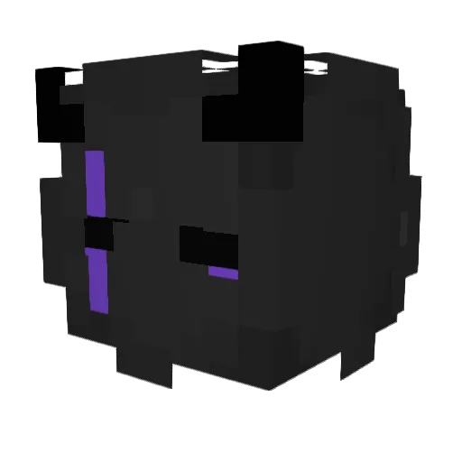 KoobFace Minecraft avatar head, 3D render