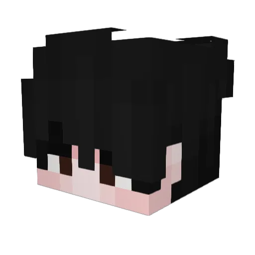 KoobzZ Minecraft avatar head, 3D render
