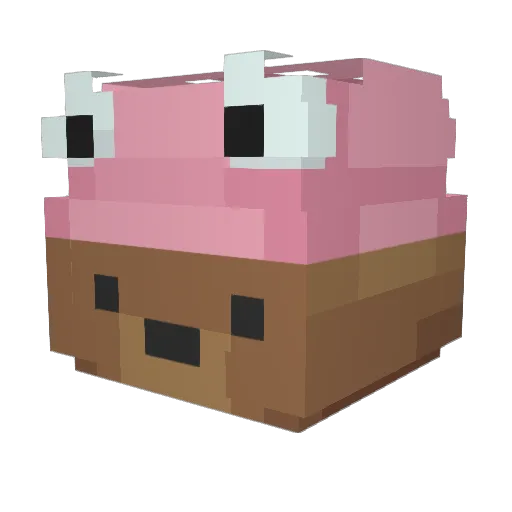 Kooda96 Minecraft avatar head, 3D render