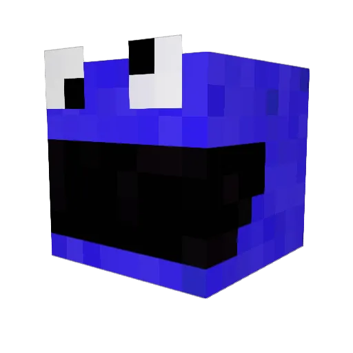 Koofis Minecraft avatar head, 3D render