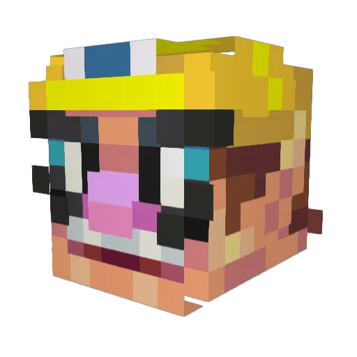 KookieMochi29 Minecraft avatar head, 3D render