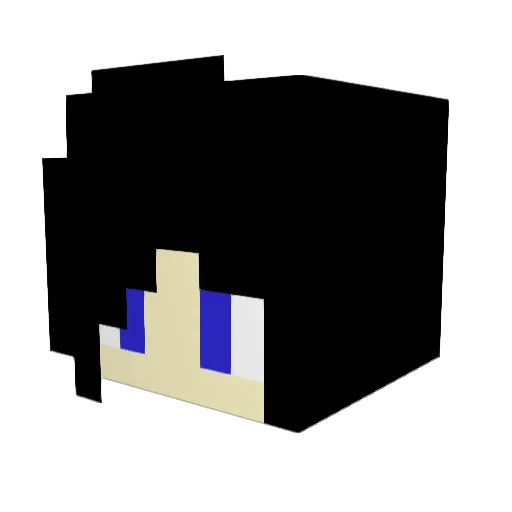 Kookie_Sz Minecraft avatar head, 3D render