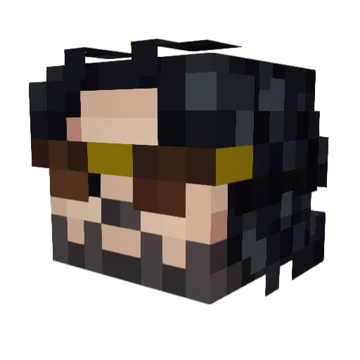 KoolAiddd Minecraft avatar head, 3D render