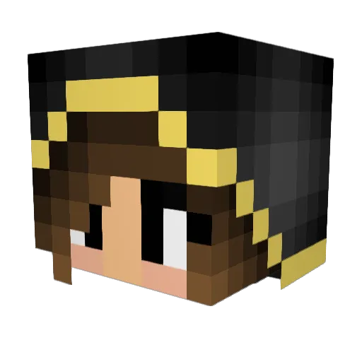 KoolGurl67 Minecraft avatar head, 3D render