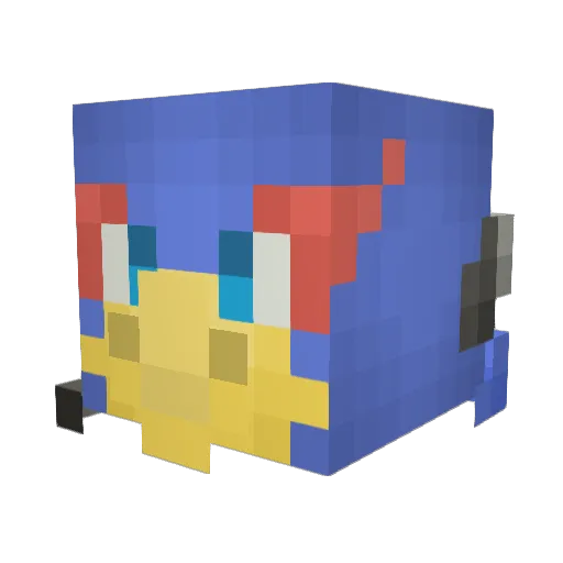 KoolKids420 Minecraft avatar head, 3D render