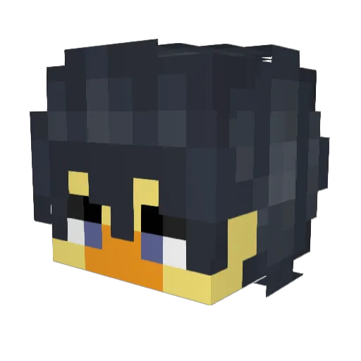 KoolMonst3r Minecraft avatar head, 3D render