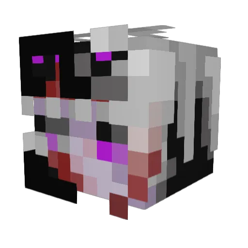 Kool_Aidian Minecraft avatar head, 3D render
