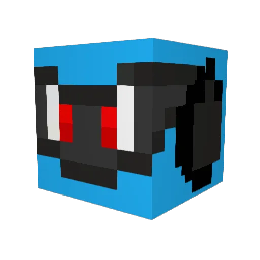 Koolade_0419 Minecraft avatar head, 3D render