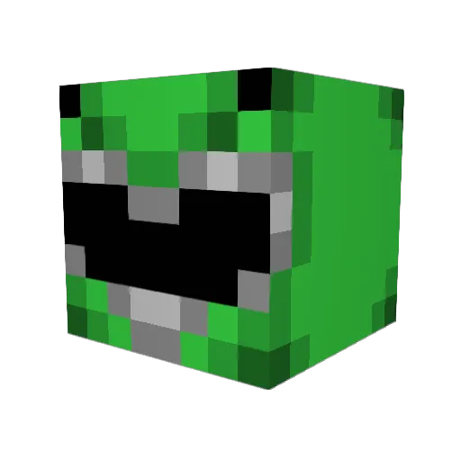 Koolio_Keaton Minecraft avatar head, 3D render