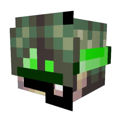 Kooljoe195 Minecraft avatar head, 3D render