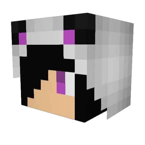 Koolk98 Minecraft avatar head, 3D render