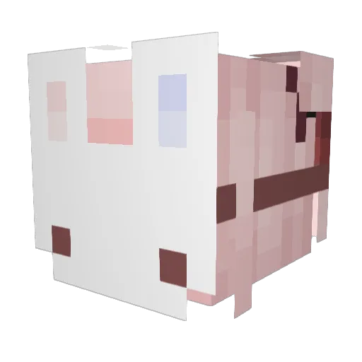 KoonyKoony Minecraft avatar head, 3D render