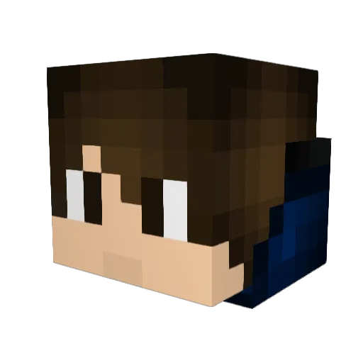 Koooo246 Minecraft avatar head, 3D render