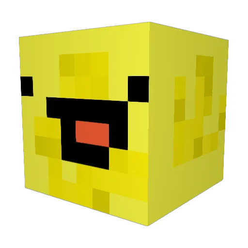 KoopaT Minecraft avatar head, 3D render