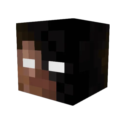 Koose101 Minecraft avatar head, 3D render
