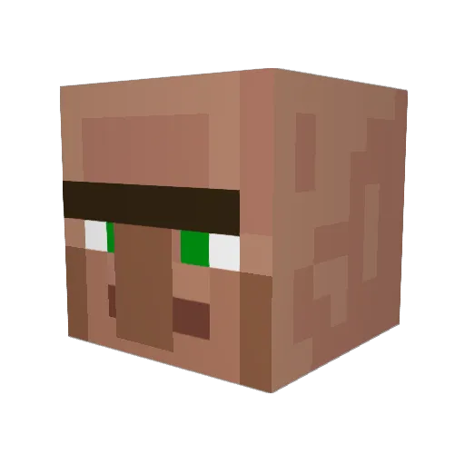 Koosh69 Minecraft avatar head, 3D render