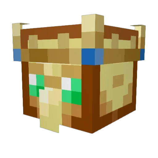 Koper15 Minecraft avatar head, 3D render