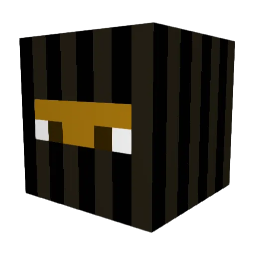 Koper_8 Minecraft avatar head, 3D render