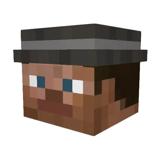 Koperek17 Minecraft avatar head, 3D render