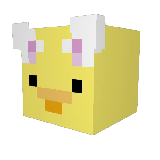 Koperr420 Minecraft avatar head, 3D render