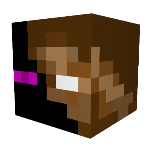 Koponya10 Minecraft avatar head, 3D render