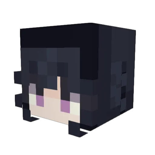 Koprovka Minecraft avatar head, 3D render
