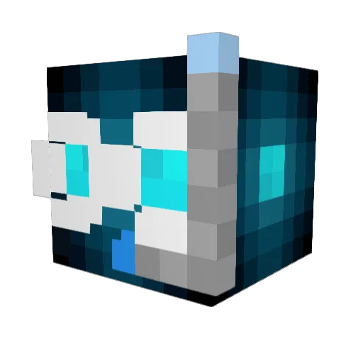 Kopski Minecraft avatar head, 3D render