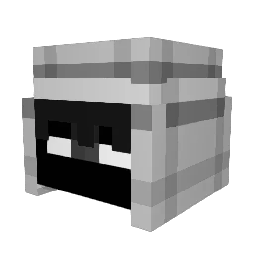 Kopskink Minecraft avatar head, 3D render