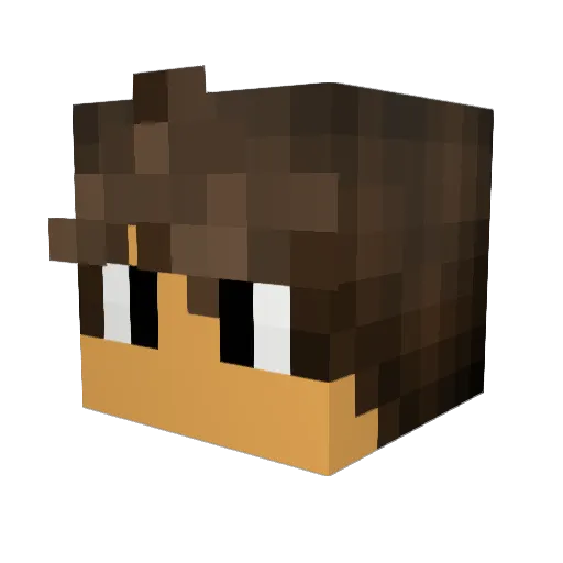 KoptixJacob Minecraft avatar head, 3D render