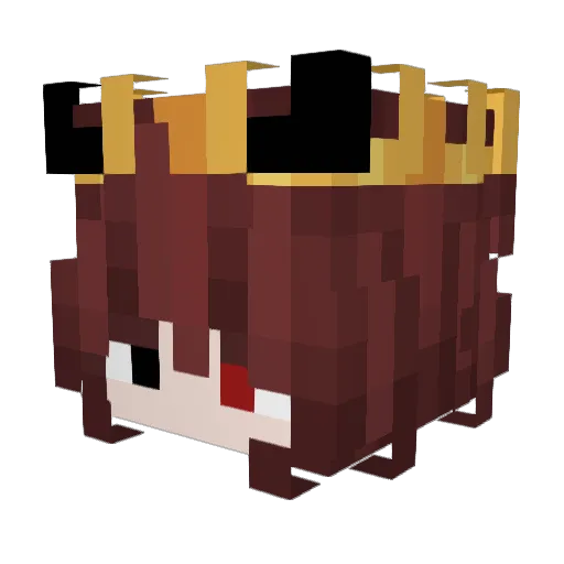KopyIntella Minecraft avatar head, 3D render