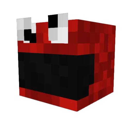KorDogCZ Minecraft avatar head, 3D render