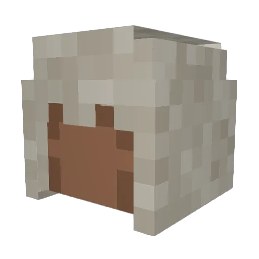Kor_Vaper Minecraft avatar head, 3D render