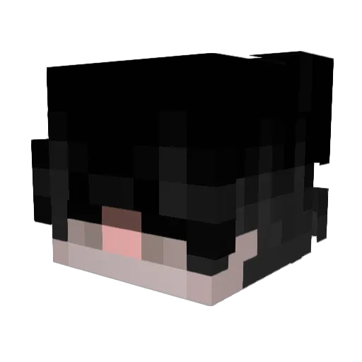 Koraay Minecraft avatar head, 3D render