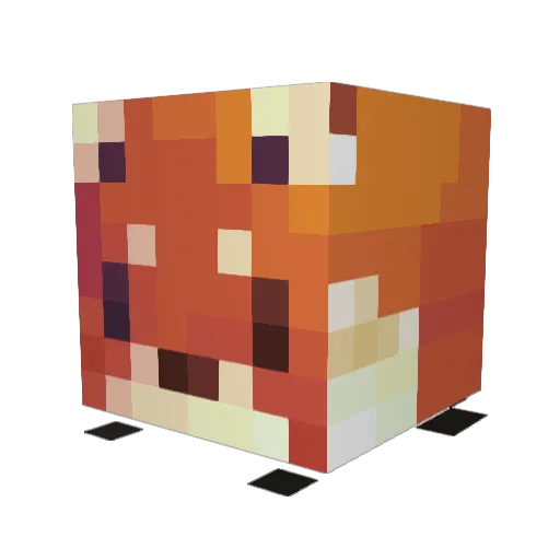 KorakiSphinx Minecraft avatar head, 3D render