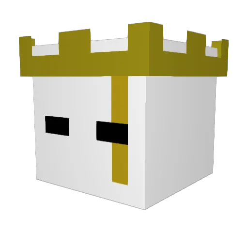 Koratsu Minecraft avatar head, 3D render