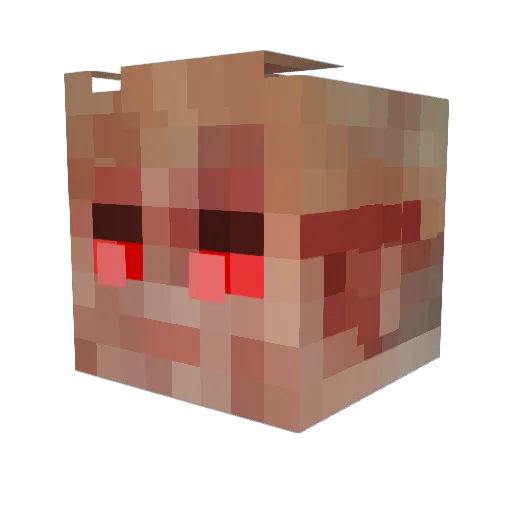 KorbenDaIIas Minecraft avatar head, 3D render