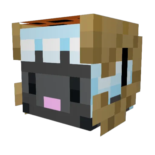 Minecraft-Avatar von Korderitta: Kopf als 3D-Render