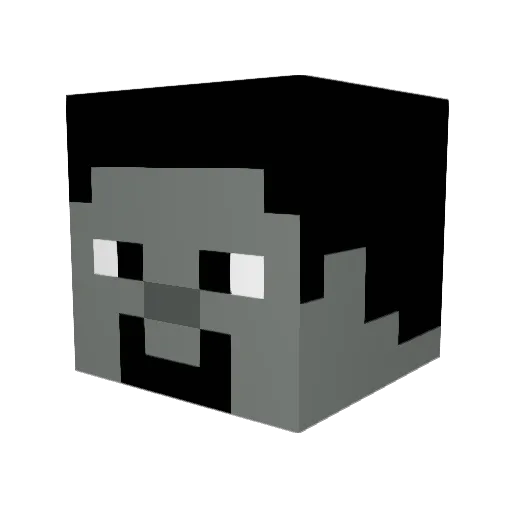 Kore__Cat Minecraft avatar head, 3D render