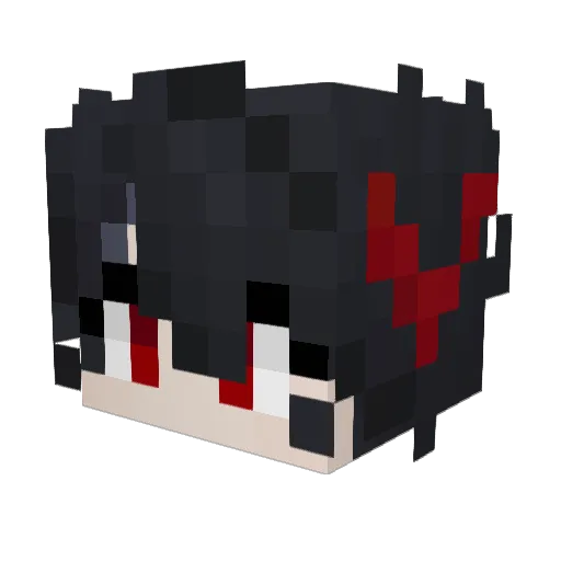 KoreaFish233 Minecraft avatar head, 3D render