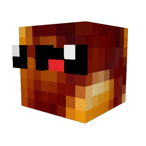 KoreanJesusXx Minecraft avatar head, 3D render