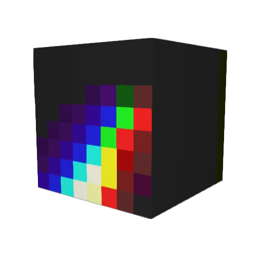 Korean_nick Minecraft avatar head, 3D render