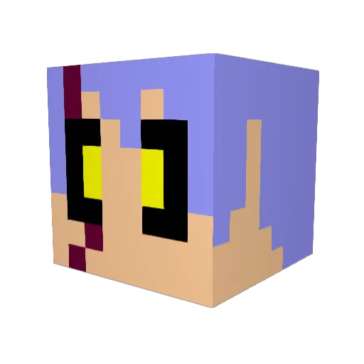 KorenCZ11 Minecraft avatar head, 3D render