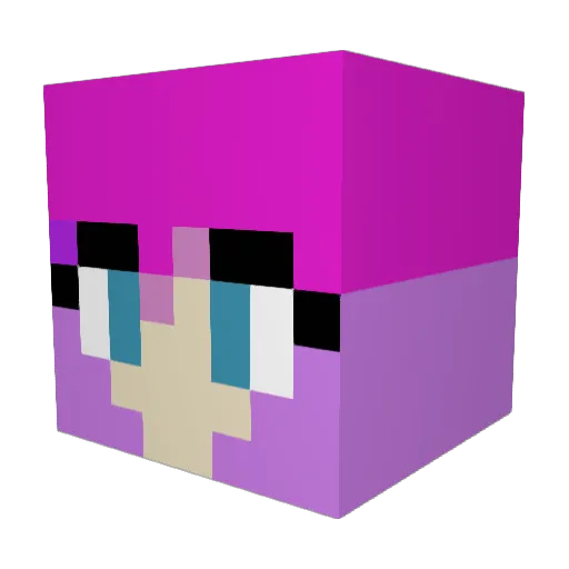 Koren_Mcd Minecraft avatar head, 3D render
