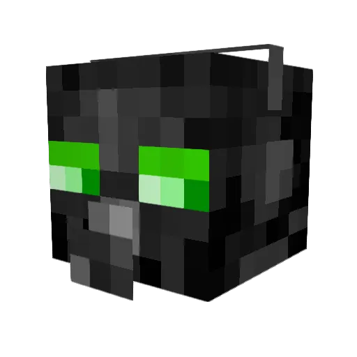 Korib123 Minecraft avatar head, 3D render